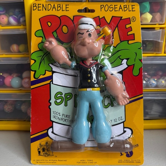 nj croce Other - Popeye Bendable Action Figure